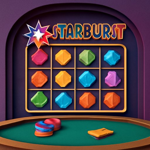 MN777 Starburst Colorful Gem Grid
